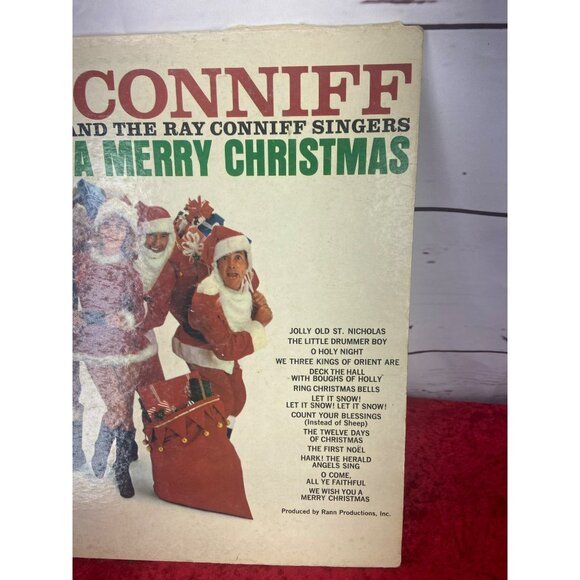 Ray Conniff & the Singers: We Wish You a Merry Christmas - LP Vinyl Record Album - Picture 4 of 7